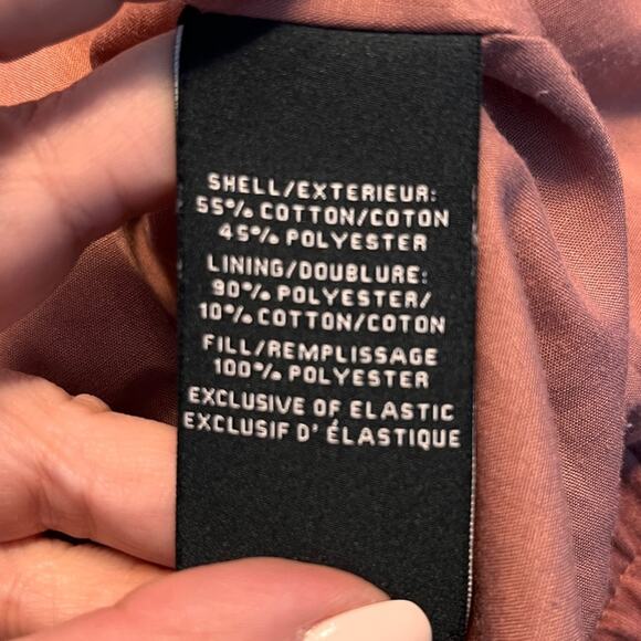 Bagatelle Collection Women’s Mauve Quilted French Terry Bomber Jacket XS - Picture 9 of 11